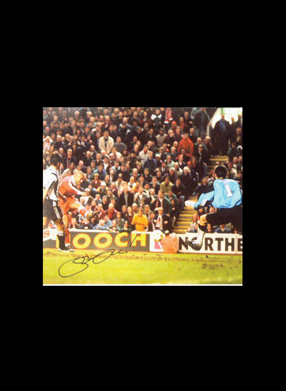 Stan Collymore signed Liverpool photo - Unframed + PS0.00