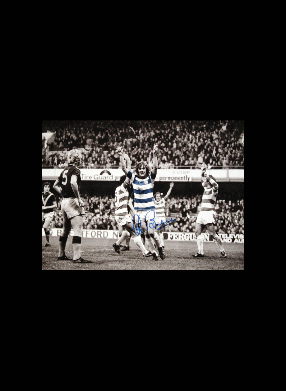 Stan Bowles signed QPR photo - Unframed + PS0.00