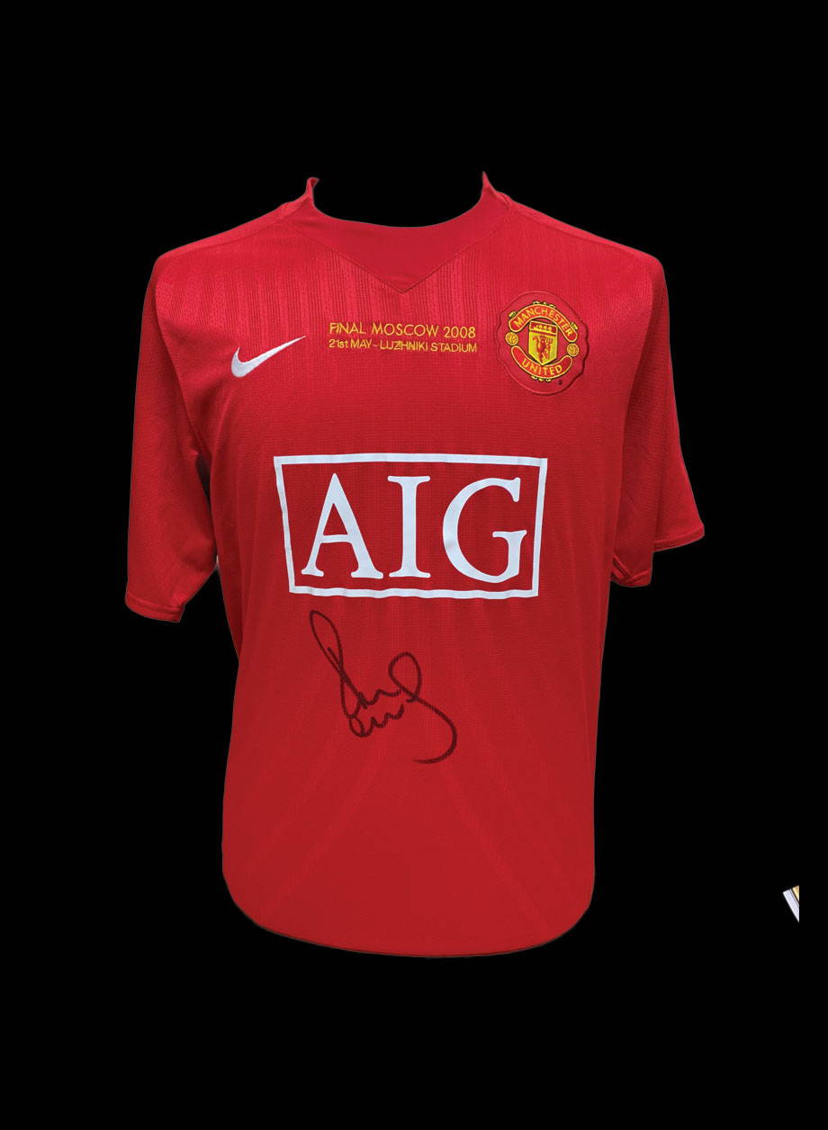Paul Scholes signed Manchester United 2008 shirt - Unframed + PS0.00