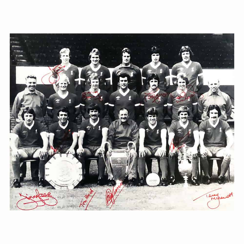 Liverpool 1977 European Cup Winners multi signed 16x20 photo-image-603