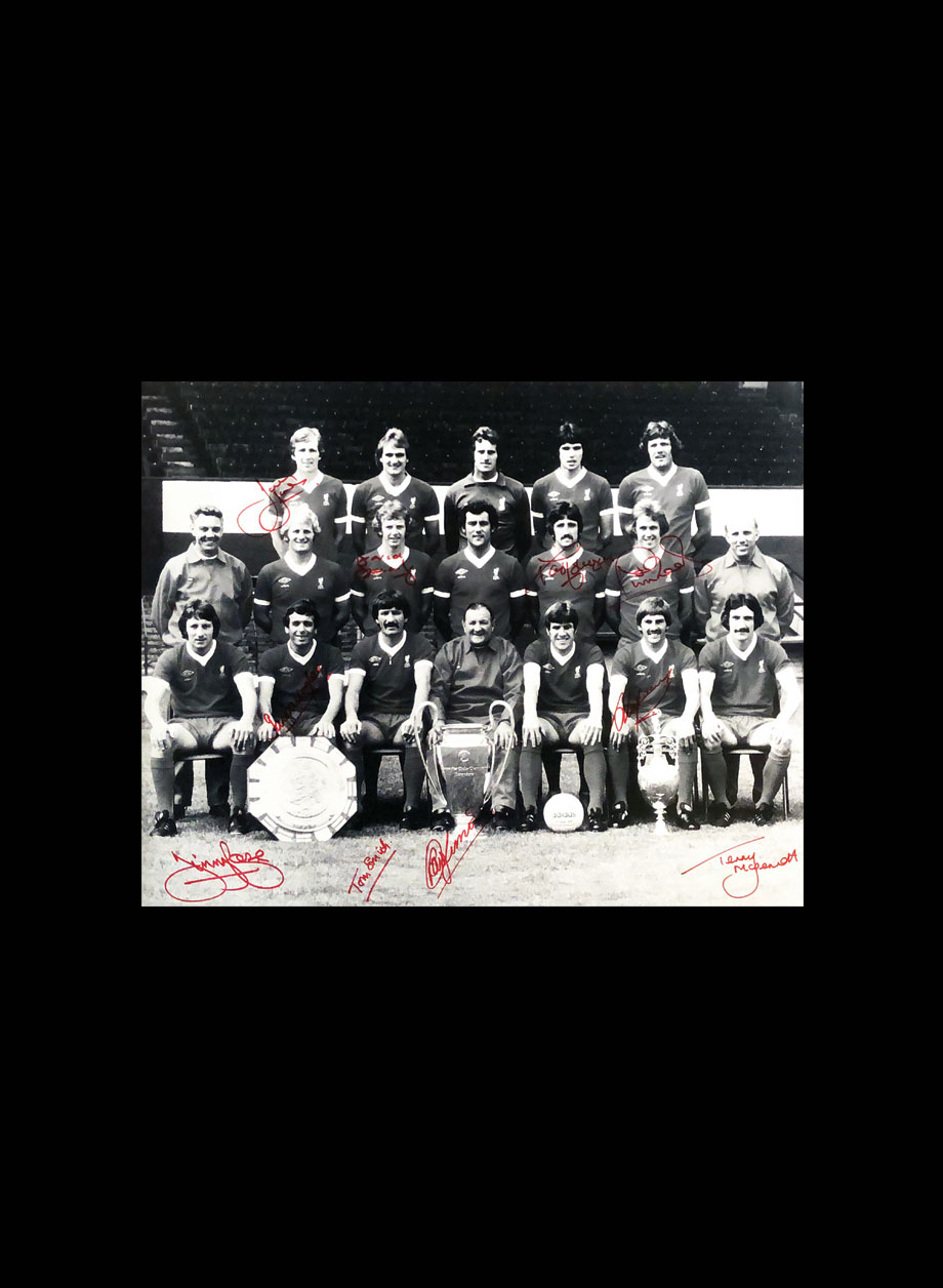 Liverpool 1977 European Cup Winners multi signed 16x20 photo - Unframed + PS0.00