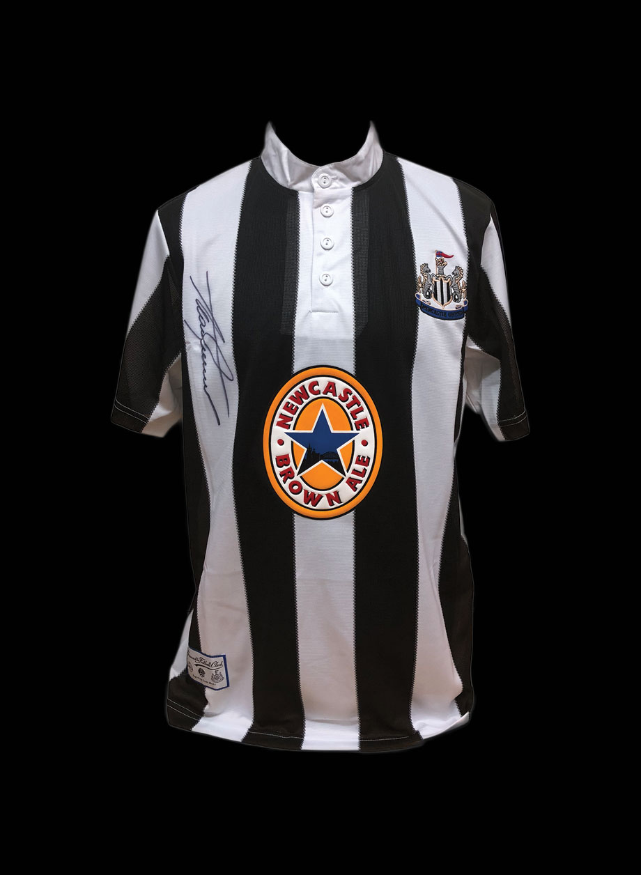 Alan Shearer signed number 1996 Shirt. - Unframed + PS0.00
