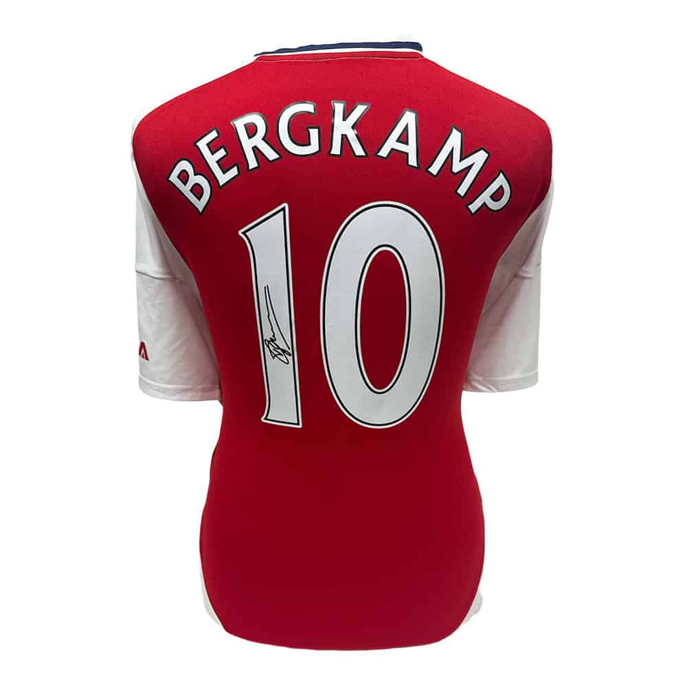 Dennis Bergkamp signed Arsenal shirt-image-747