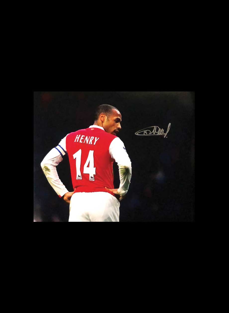 Thierry Henry signed Arsenal photo (4) - Unframed + PS0.00