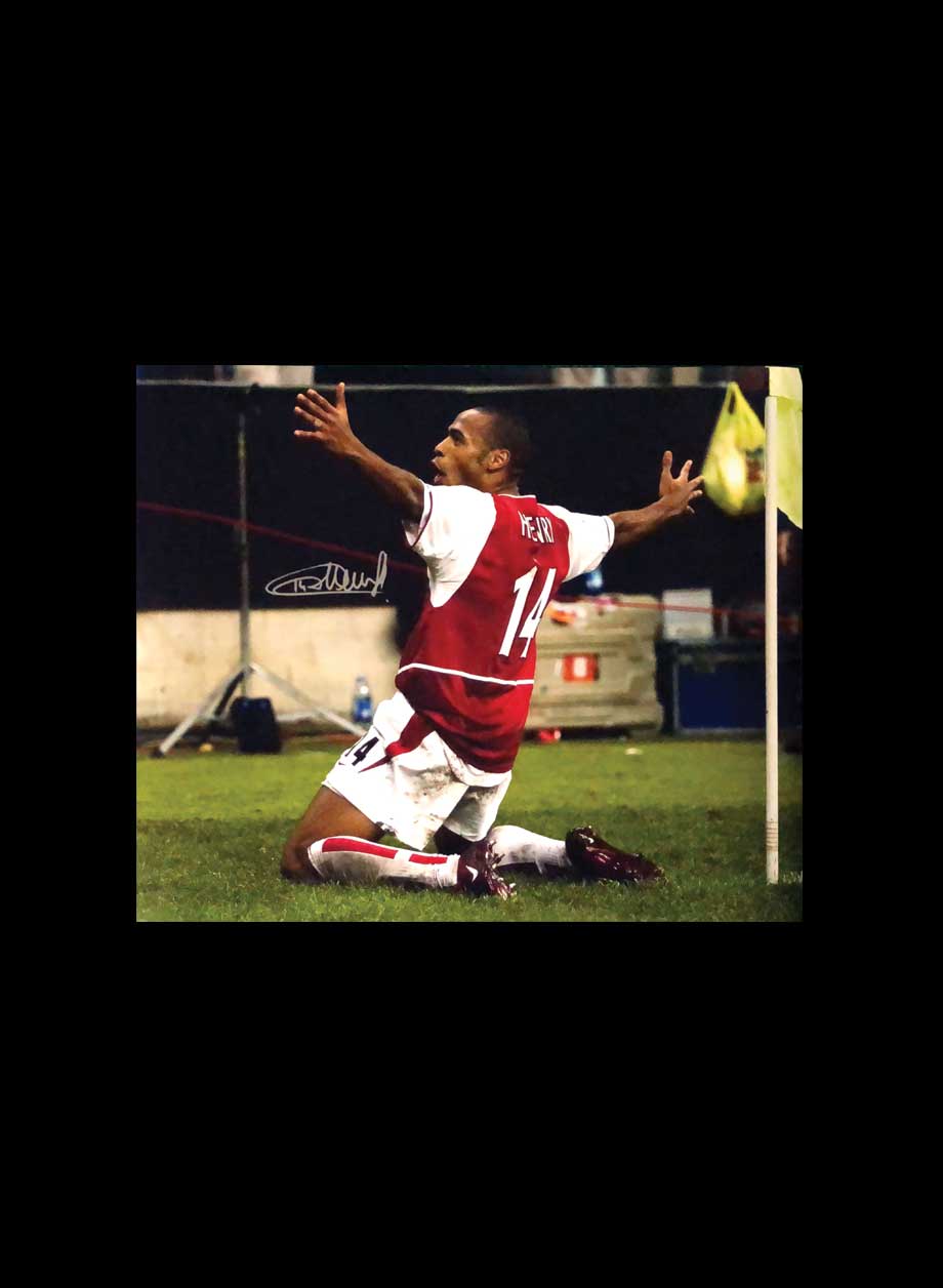 Thierry Henry signed Arsenal photo (5) - Unframed + PS0.00