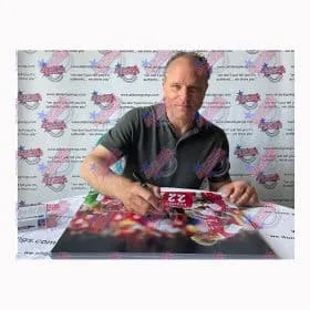 Dennis Bergkamp pasirašė 16x20 „Arsenal“ atsisveikinimo nuotrauką – 2 paveikslėlis