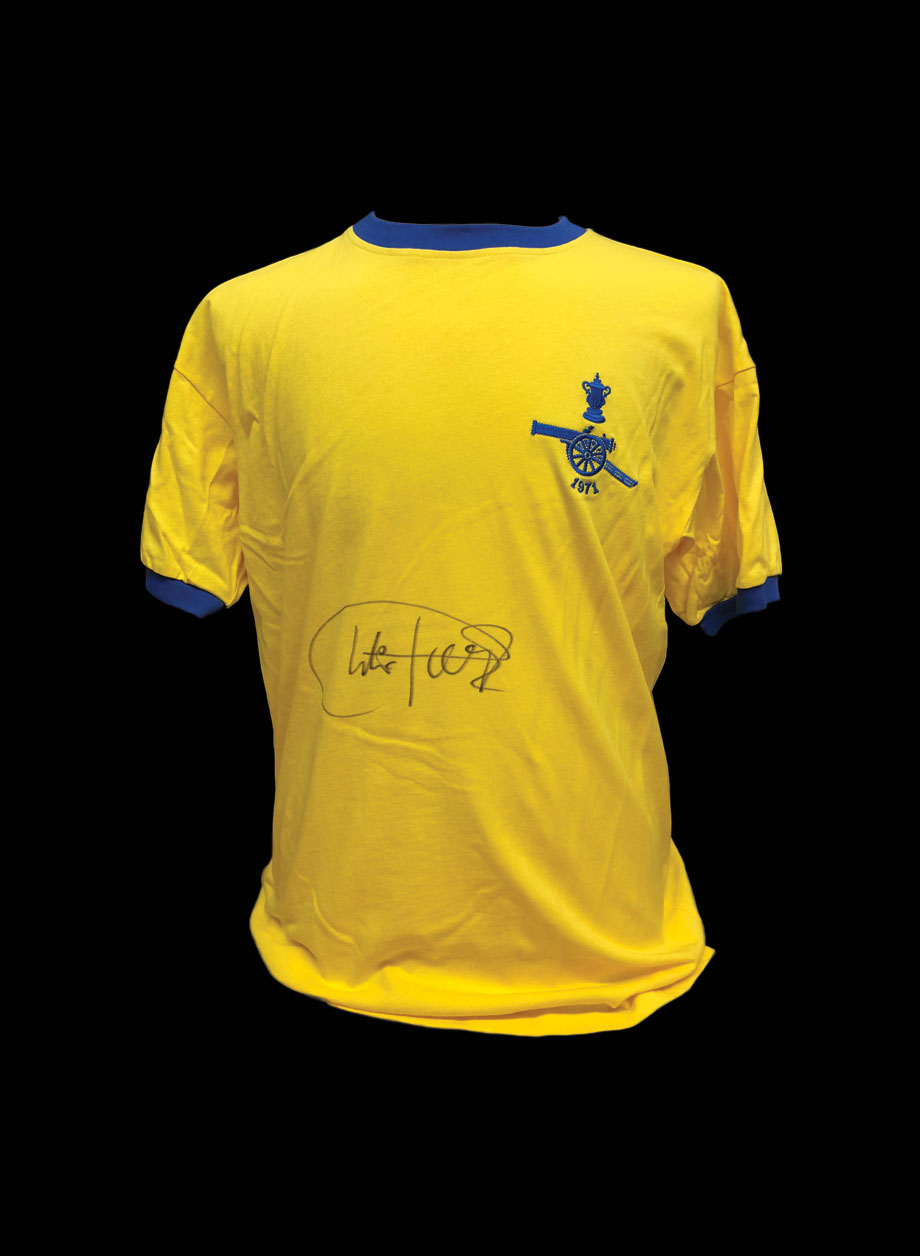 Charlie George signed Arsenal 1971 FA Cup Final shirt. - Unframed + PS0.00