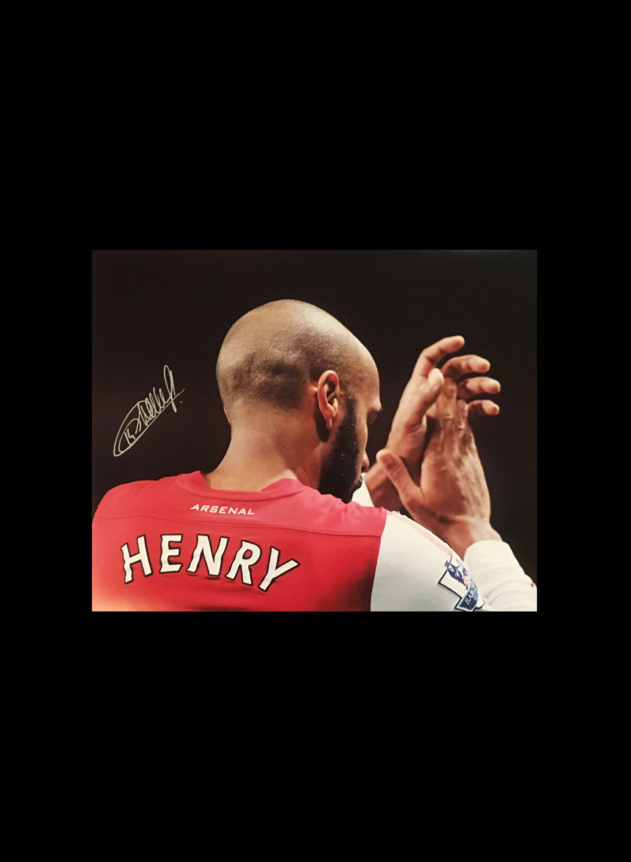 Thierry Henry signed Arsenal photo (1) - Unframed + PS0.00