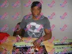Ian Wright signerer Arsenals 179. målfoto - Billede 2
