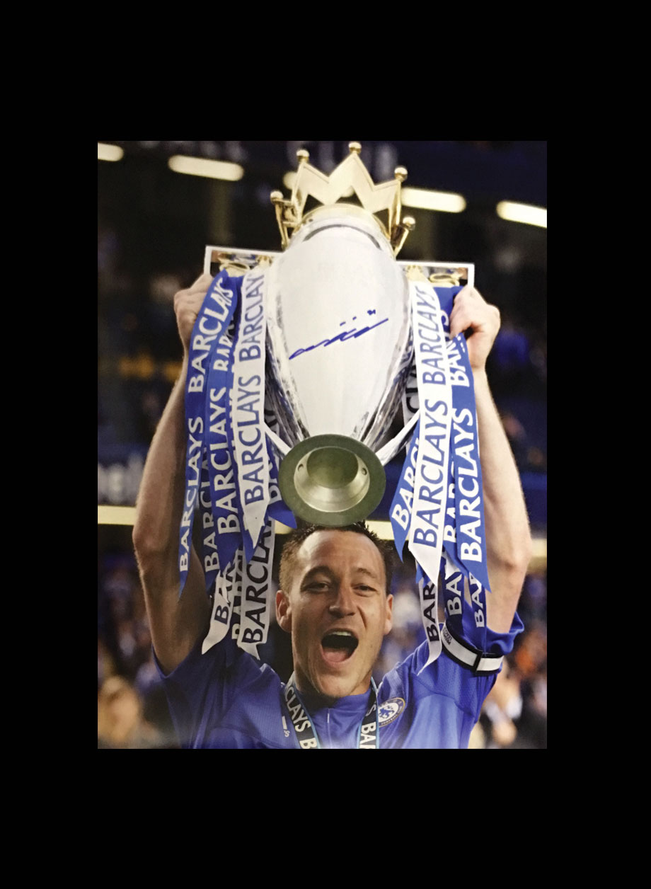 John Terry Signed Chelsea photo - Unframed + PS0.00