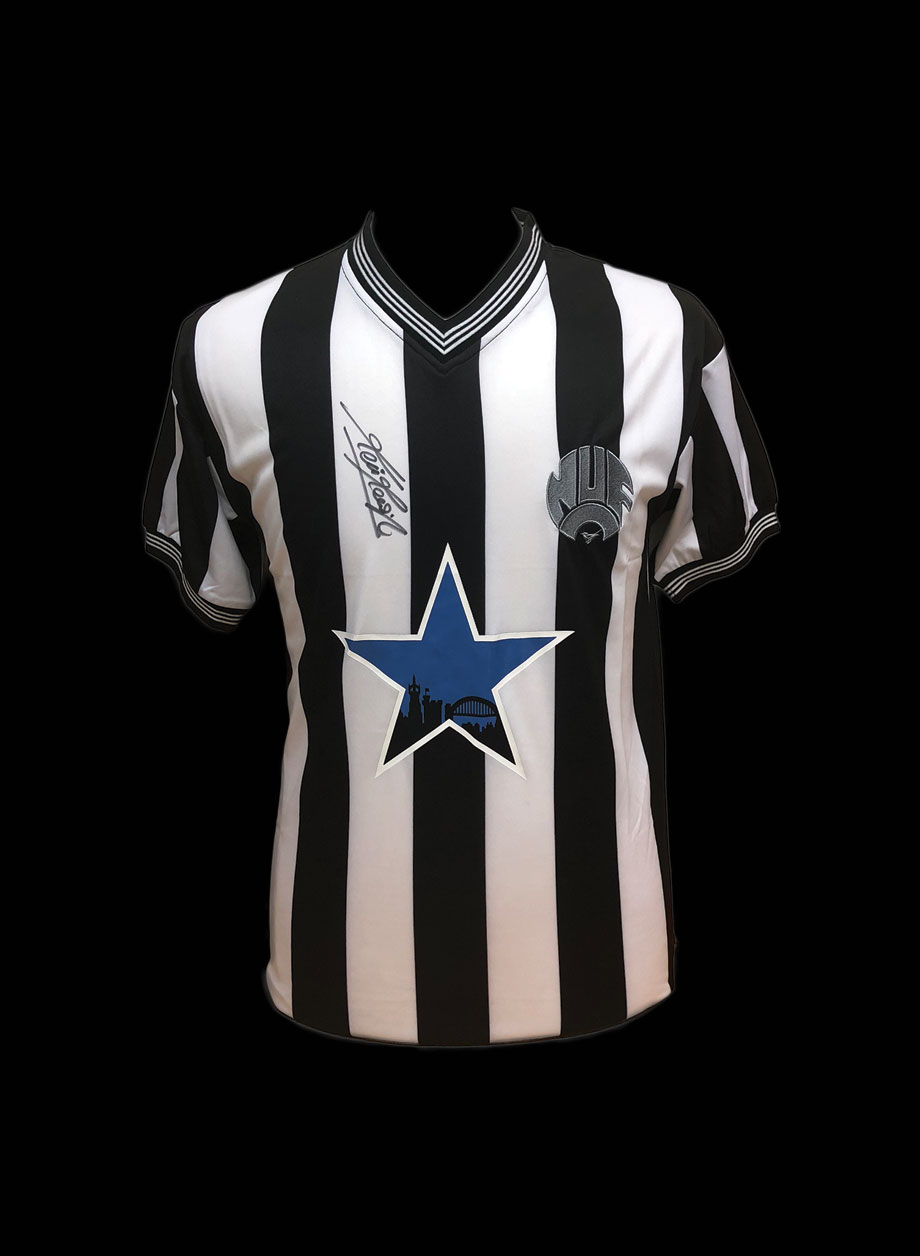 Kevin Keegan signed Newcastle United 1984 shirt - Unframed + PS0.00