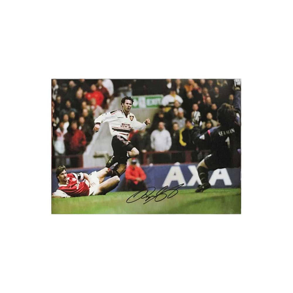 Ryan Giggs signed 1999 FA Cup Semi Final 16x20 photo.-image-1664