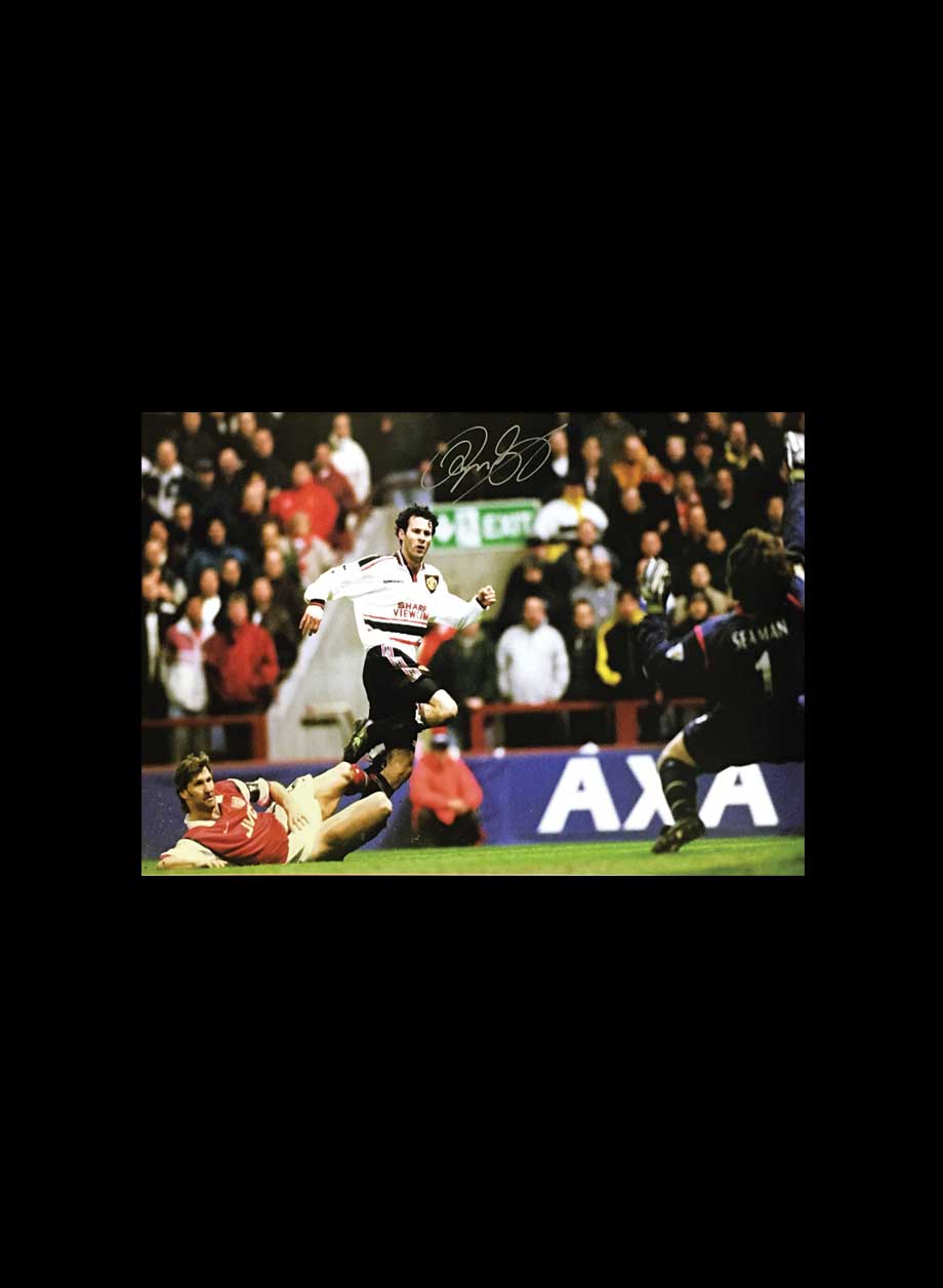 Ryan Giggs signed 1999 FA Cup Semi Final 30x20 photo - Unframed + PS0.00