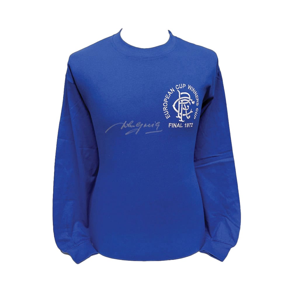 John Greig signed Rangers 1972 Final shirt-image-2050