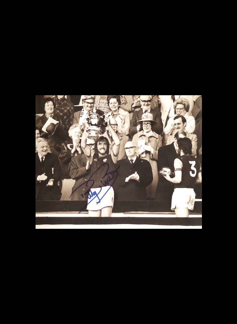 Billy Bonds signed 1975 FA Cup Final 10x8 photo - Unframed + PS0.00