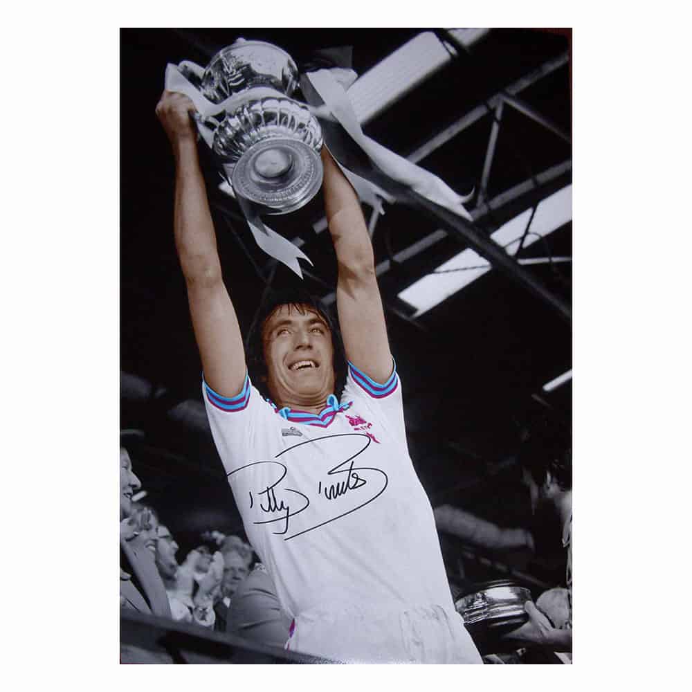 Billy Bonds signed 1980 FA Cup 16x12 photo-image-2449
