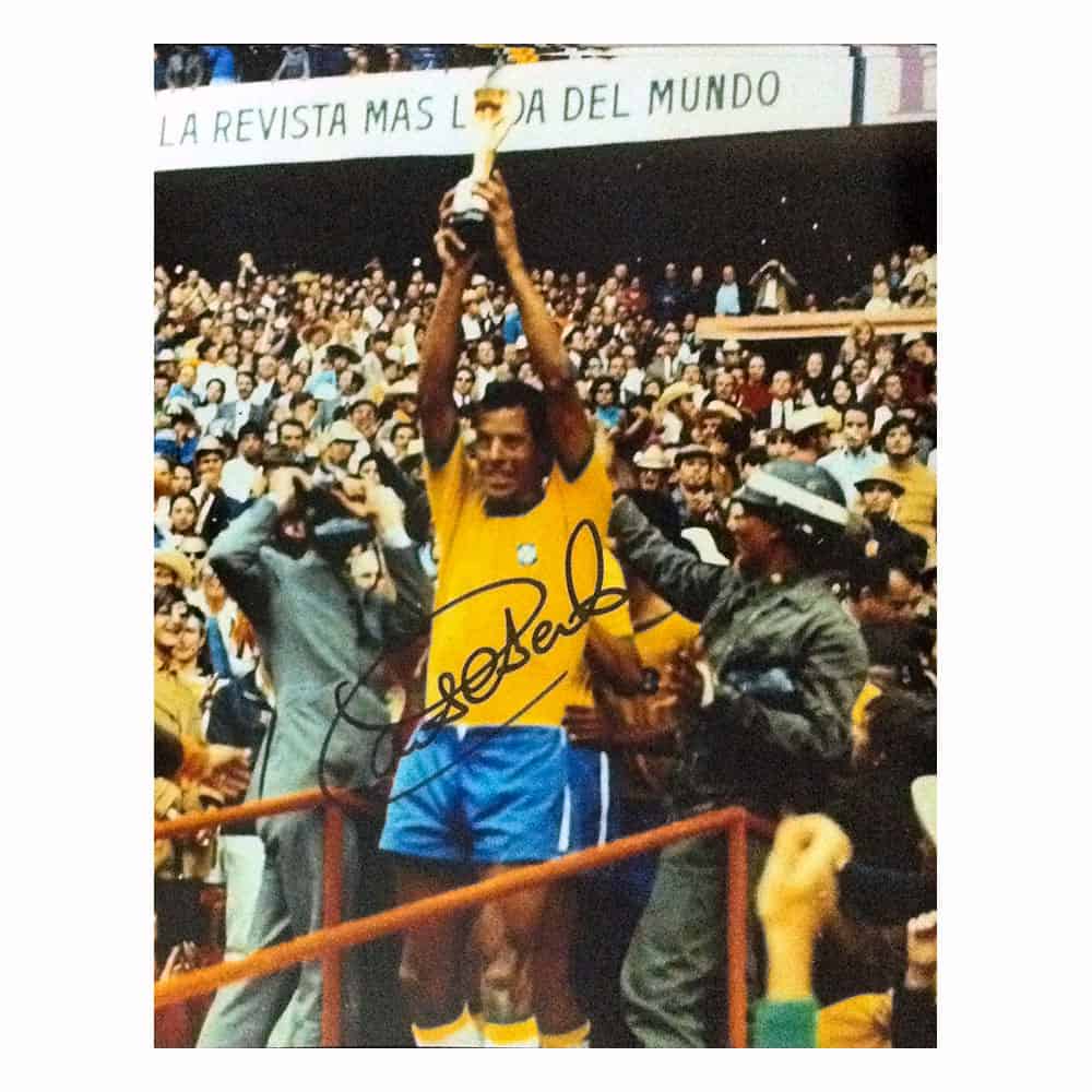 Carlos Alberto signed 1970 World Cup 10x8 photo-image-2573