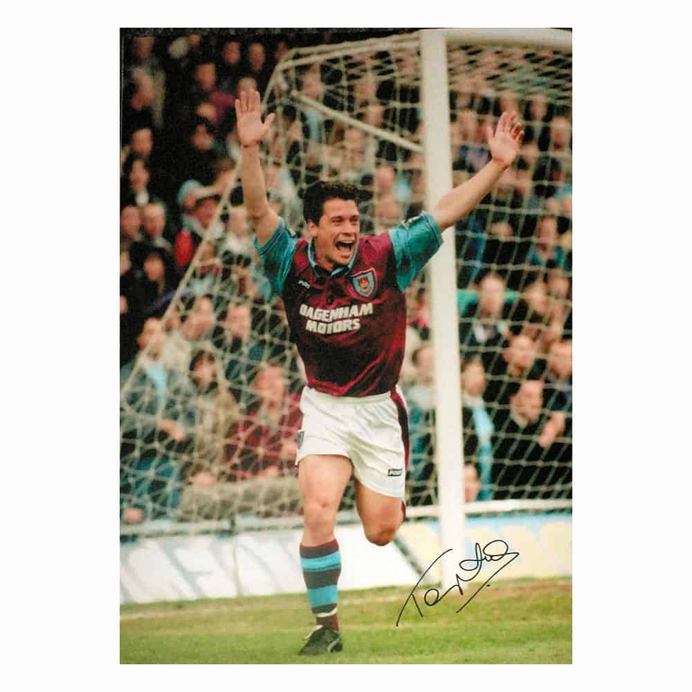 Tony Cottee signed West Ham United16x12 photo.-image-2480