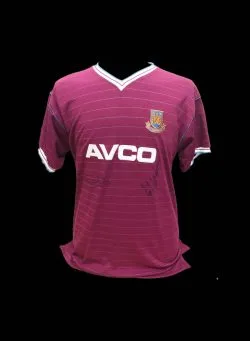 Cottee & McAvennie 1986 West Ham United signert drakt - Bilde 1