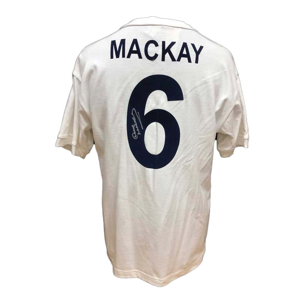 Dave Mackay signed 1961 Double Winners No 6 shirt-image-2173