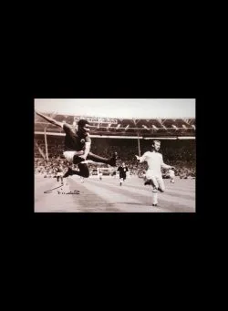 Eusebio Gesigneerde foto - Afbeelding 1