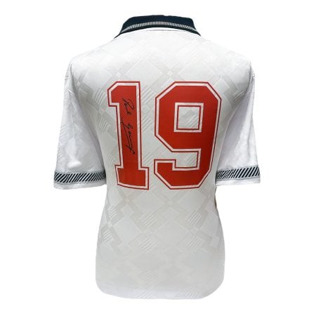 Football Shirt Paul Gascoigne Retro Shirt Paul Gascoigne Signed