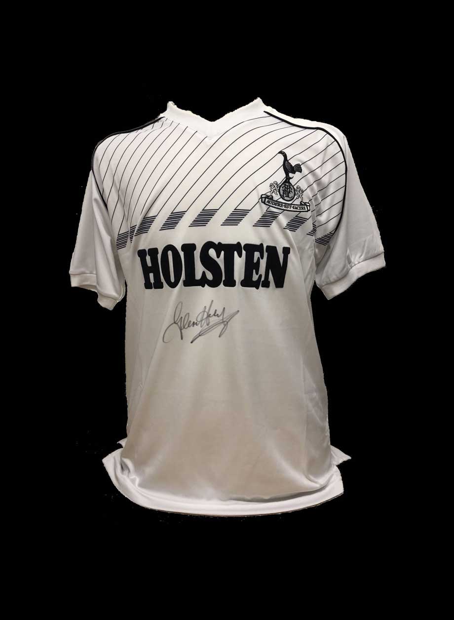 Glenn Hoddle signed Tottenham 1986 shirt. - Framed + PS95.00