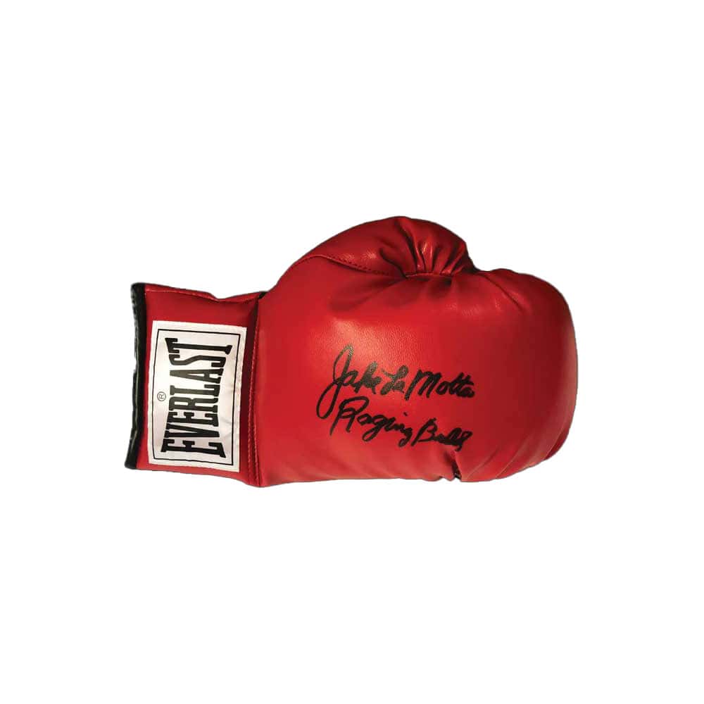 Jake La Motta Raging Bull signed boxing glove-image-3342