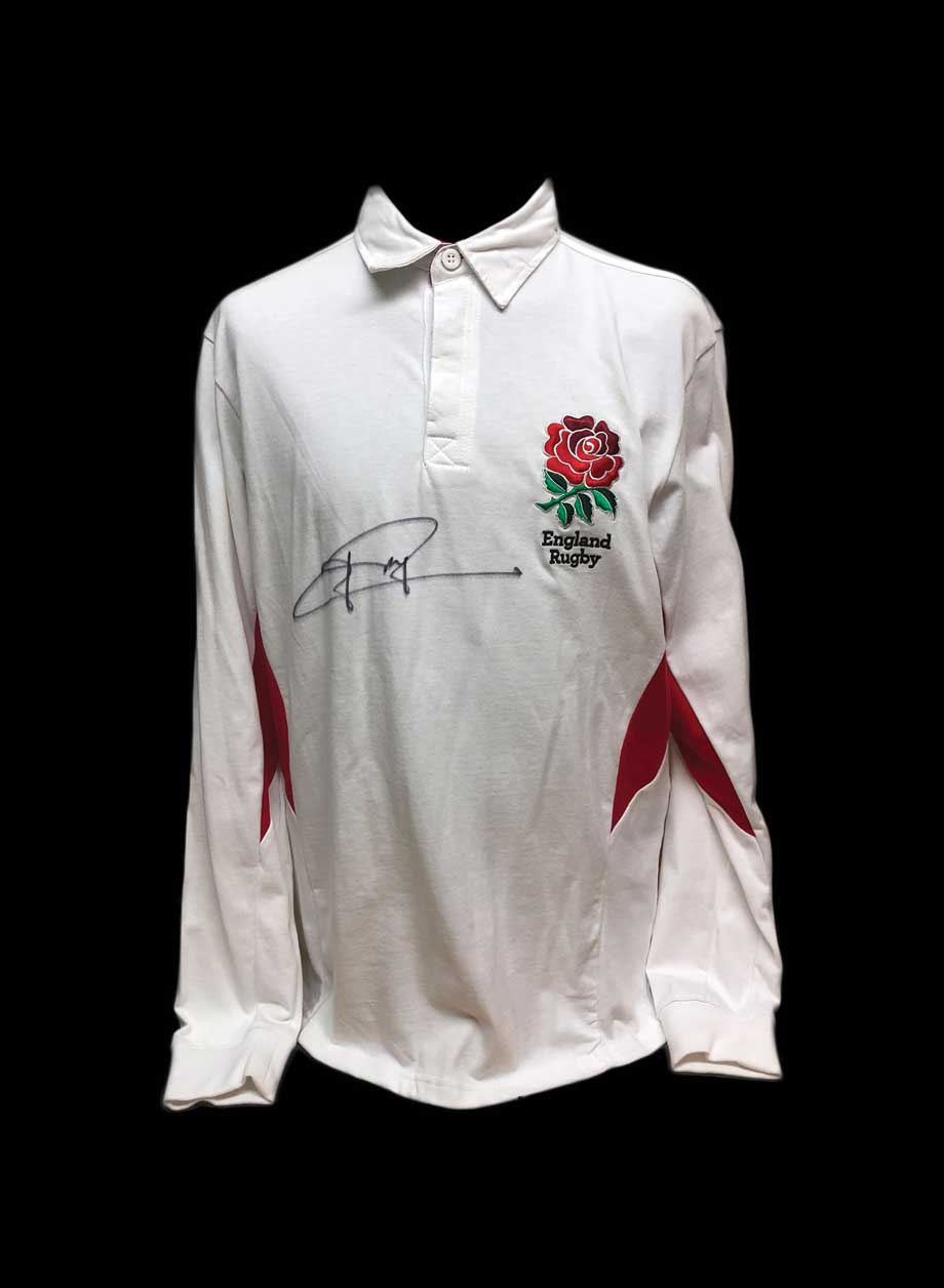 Jonny Wilkinson signed England Rugby shirt - Unframed + PS0.00