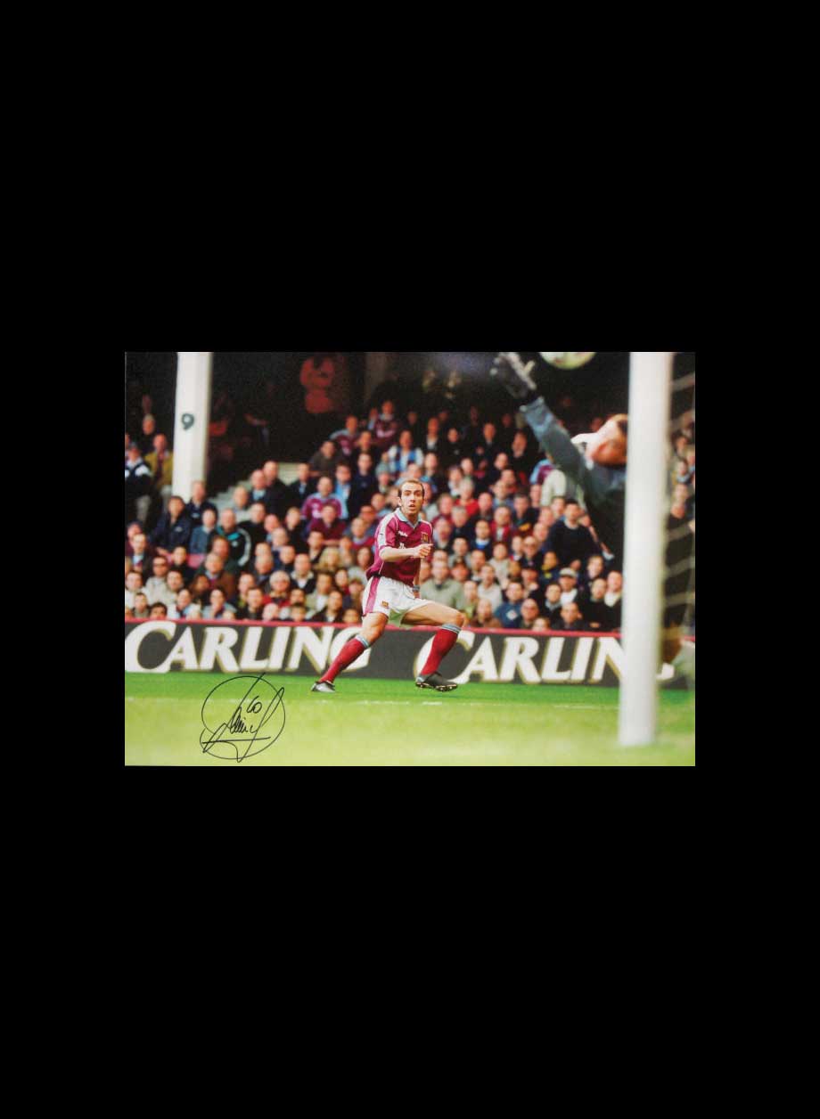 Paolo Di Canio signed "Goal of the Season" photo - Unframed + PS0.00