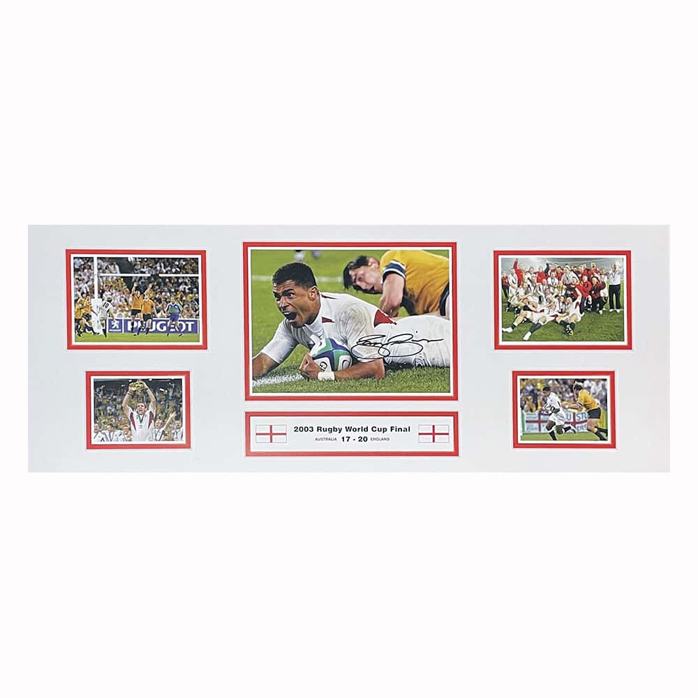 Jason Robinson signed England 2003 World Cup Final 30x12 storyboard-image-3086