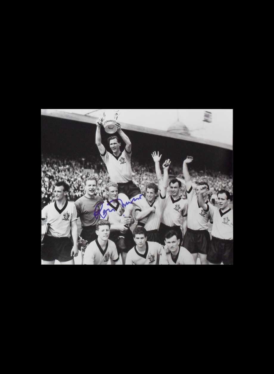 Ron Flowers signed Wolves FA Cup Final photo - Unframed + PS0.00