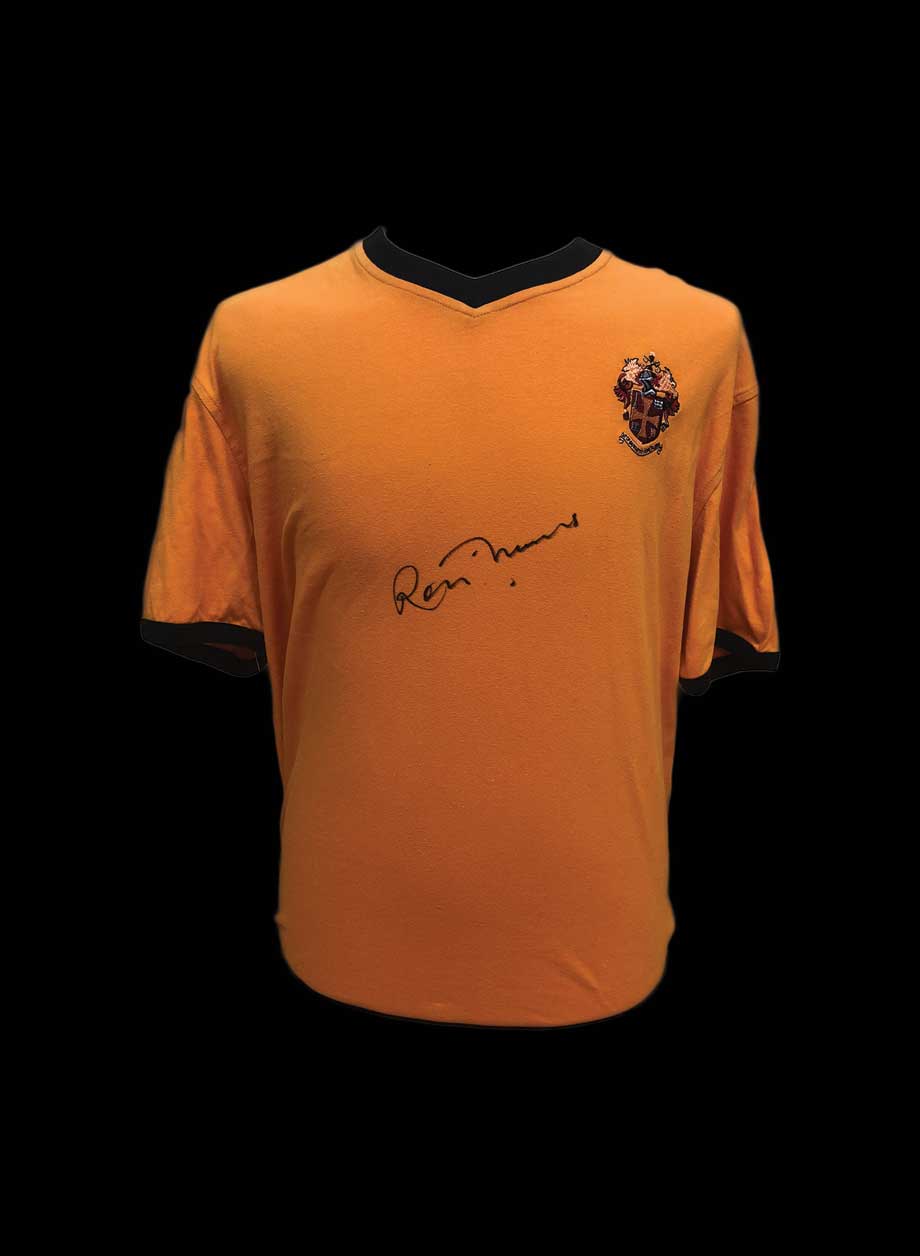 Ron Flowers signed Wolves shirt - Framed + PS95.00