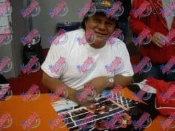 Sugar Ray Leonard ve Roberto Duran'ın imzalı çift fotoğrafı - Resim 2