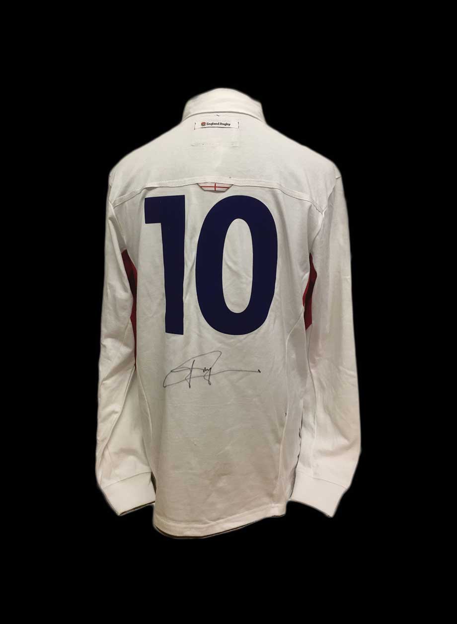 Jonny Wilkinson signed number 10 England Rugby shirt - Unframed + PS0.00