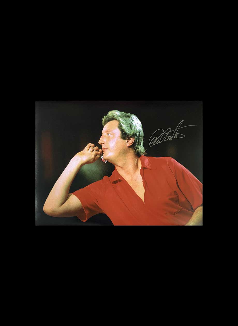 Eric Bristow signed 16x12" photo - Unframed + PS0.00