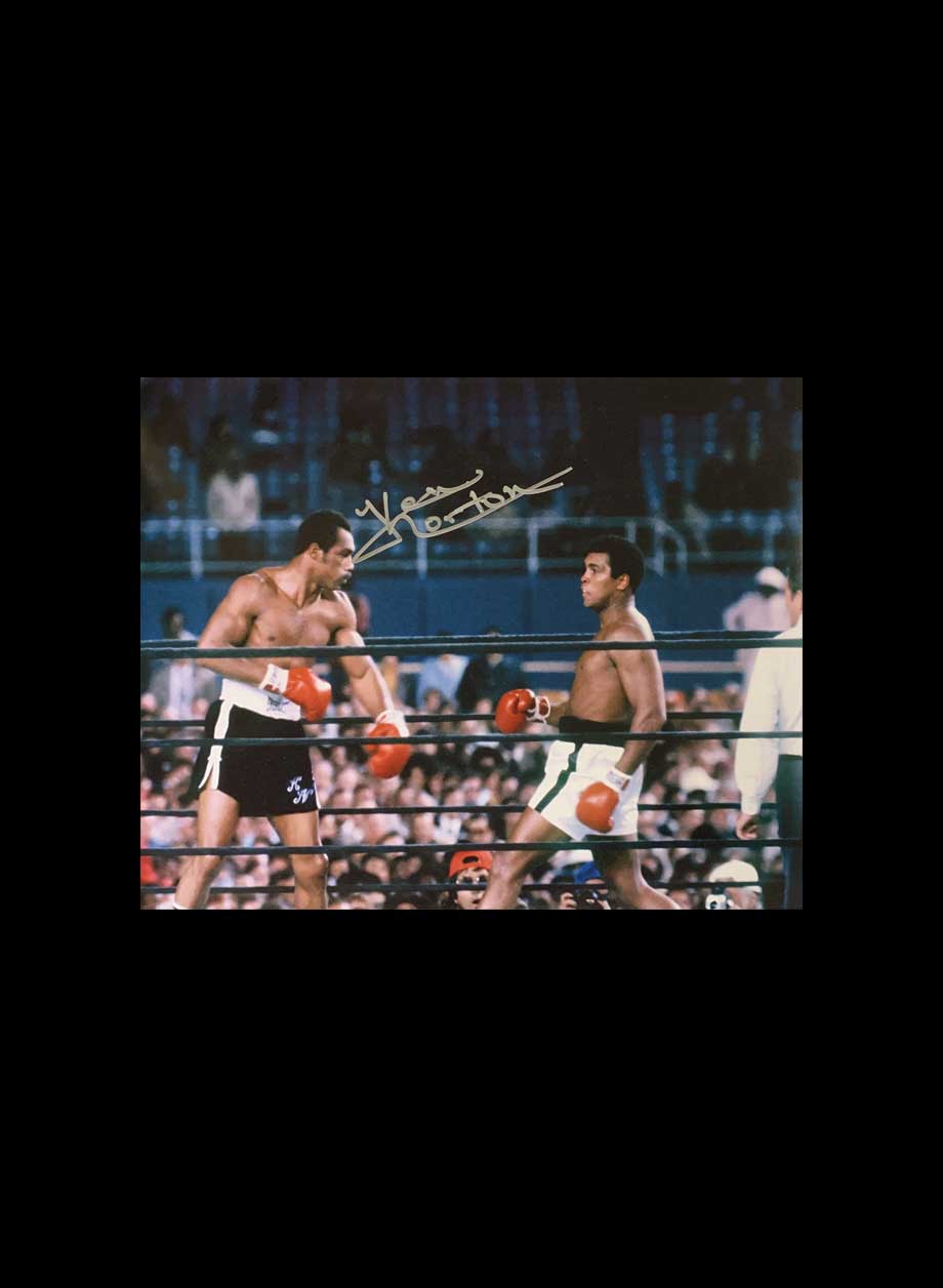 Ken Norton signed 16x12 photo vs Muhammad Ali - Premium Framing + PS45.00