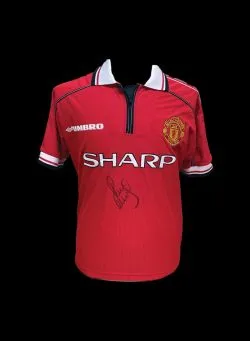 Paul Scholes signert Manchester United-drakt fra 1999 - Bilde 1