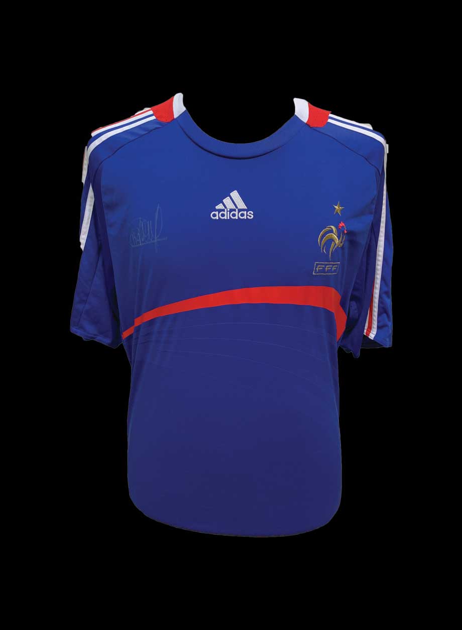 Thierry Henry signed France 2007/08 shirt - Unframed + PS0.00