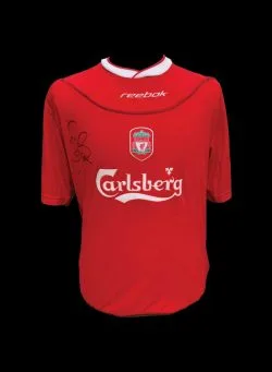 Dietmar Hamann signerte Liverpool 2002/04-skjorte - Bilde 1