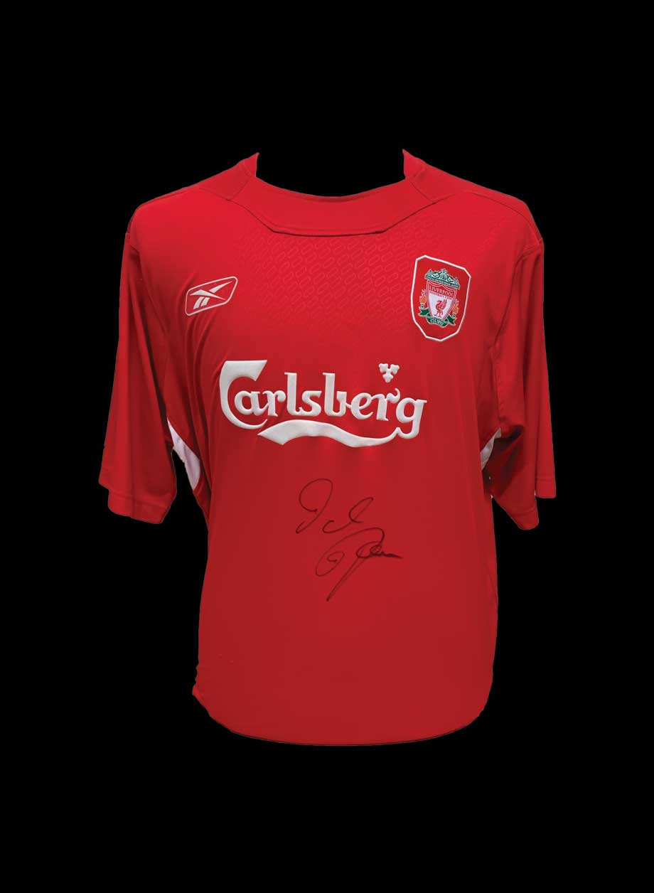 Dietmar Hamann signed Liverpool 2004/06 shirt - Unframed + PS0.00