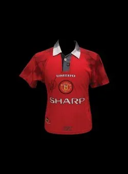 Camisa 1998 do Manchester United autografada por Ryan Giggs - Imagem 1