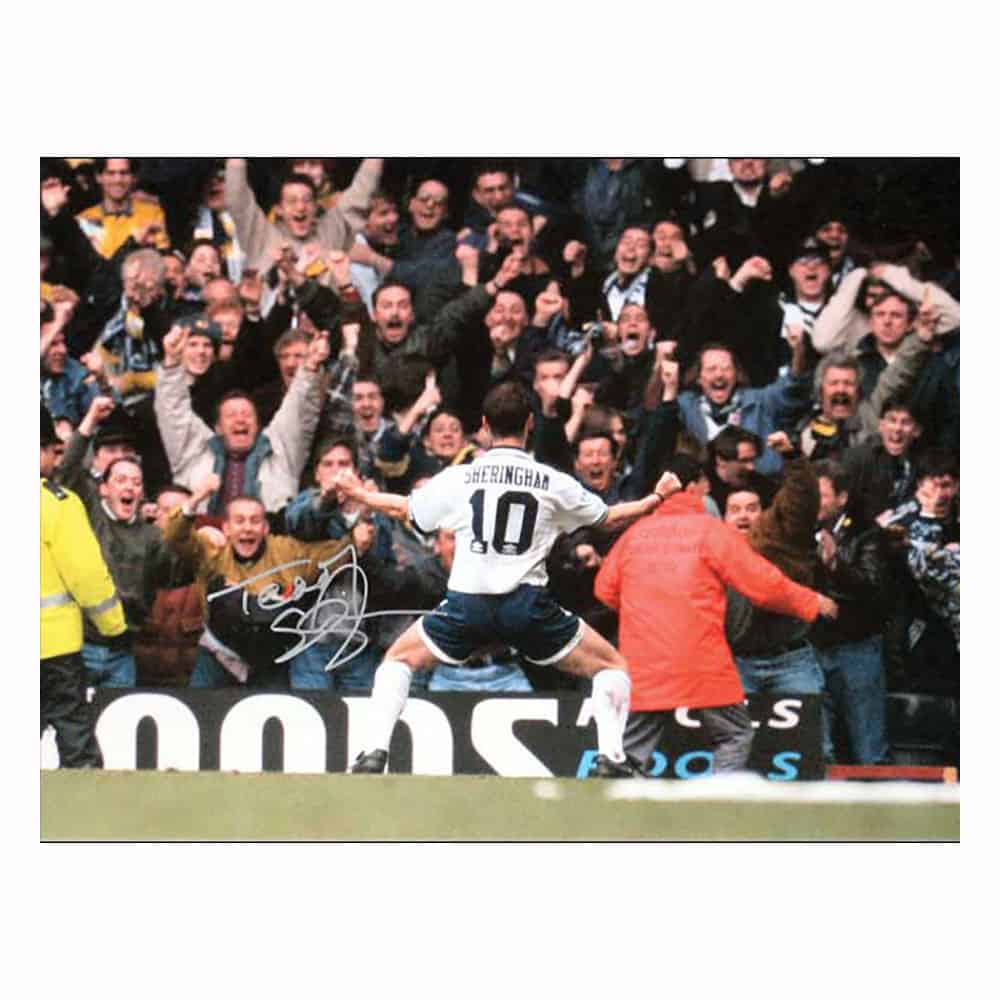 Teddy Sheringham signed Tottenham photo.-image-4072