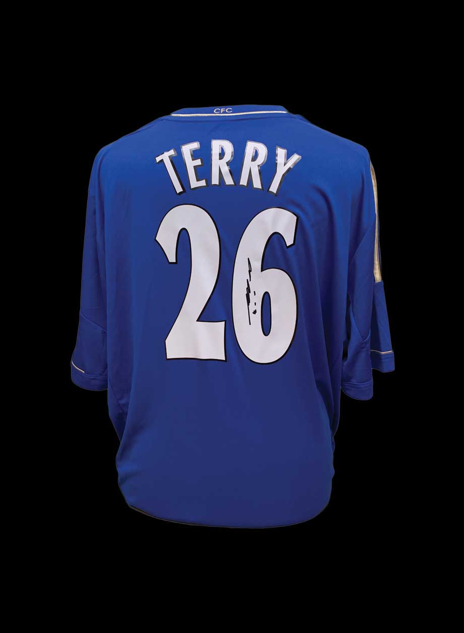 John Terry signed Chelsea 2012/13 shirt - Framed + PS95.00