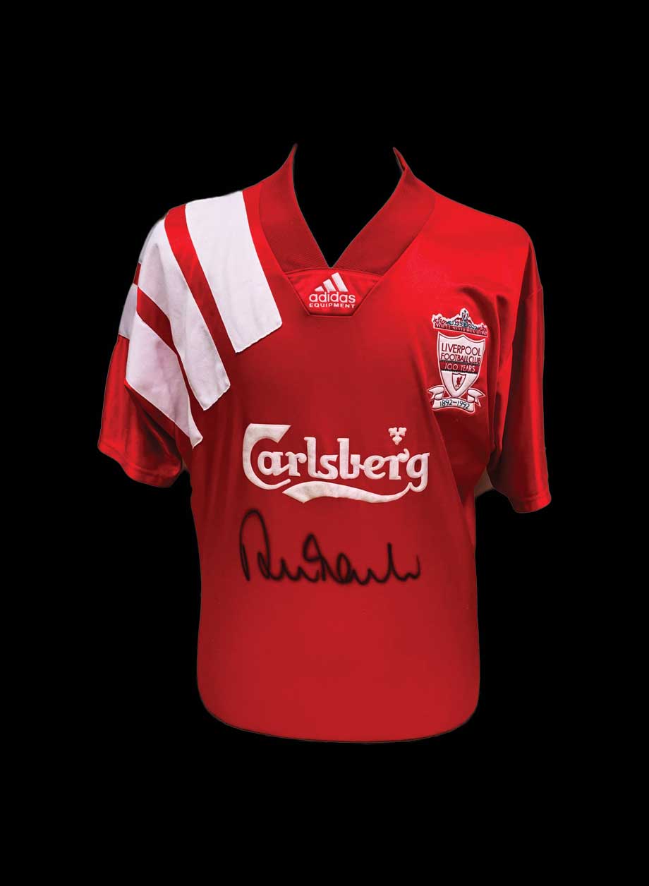 Robbie Fowler signed Liverpool 1992/1993 shirt - Unframed + PS0.00