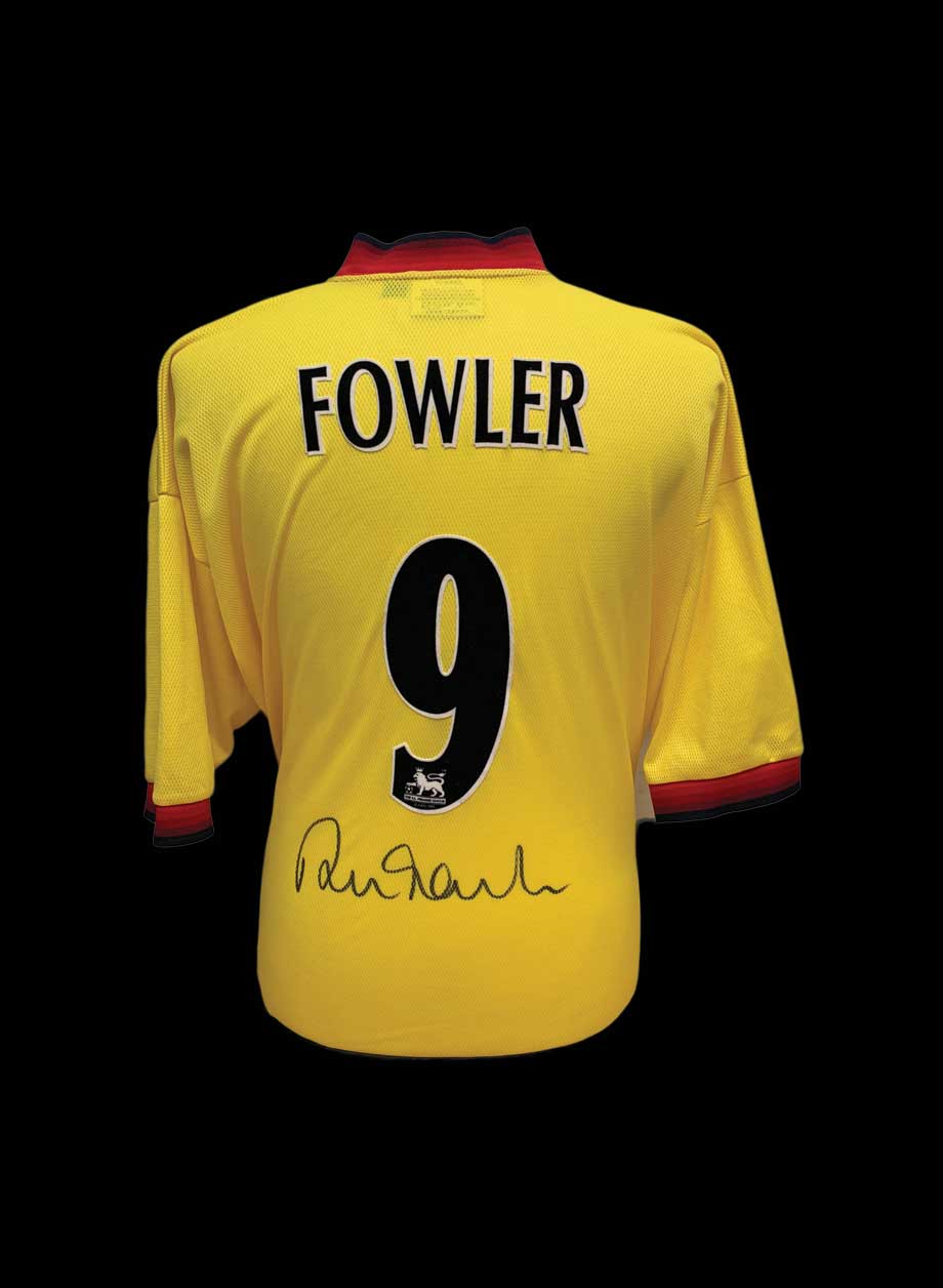 Robbie Fowler signed Liverpool 1997/98 shirt - Unframed + PS0.00