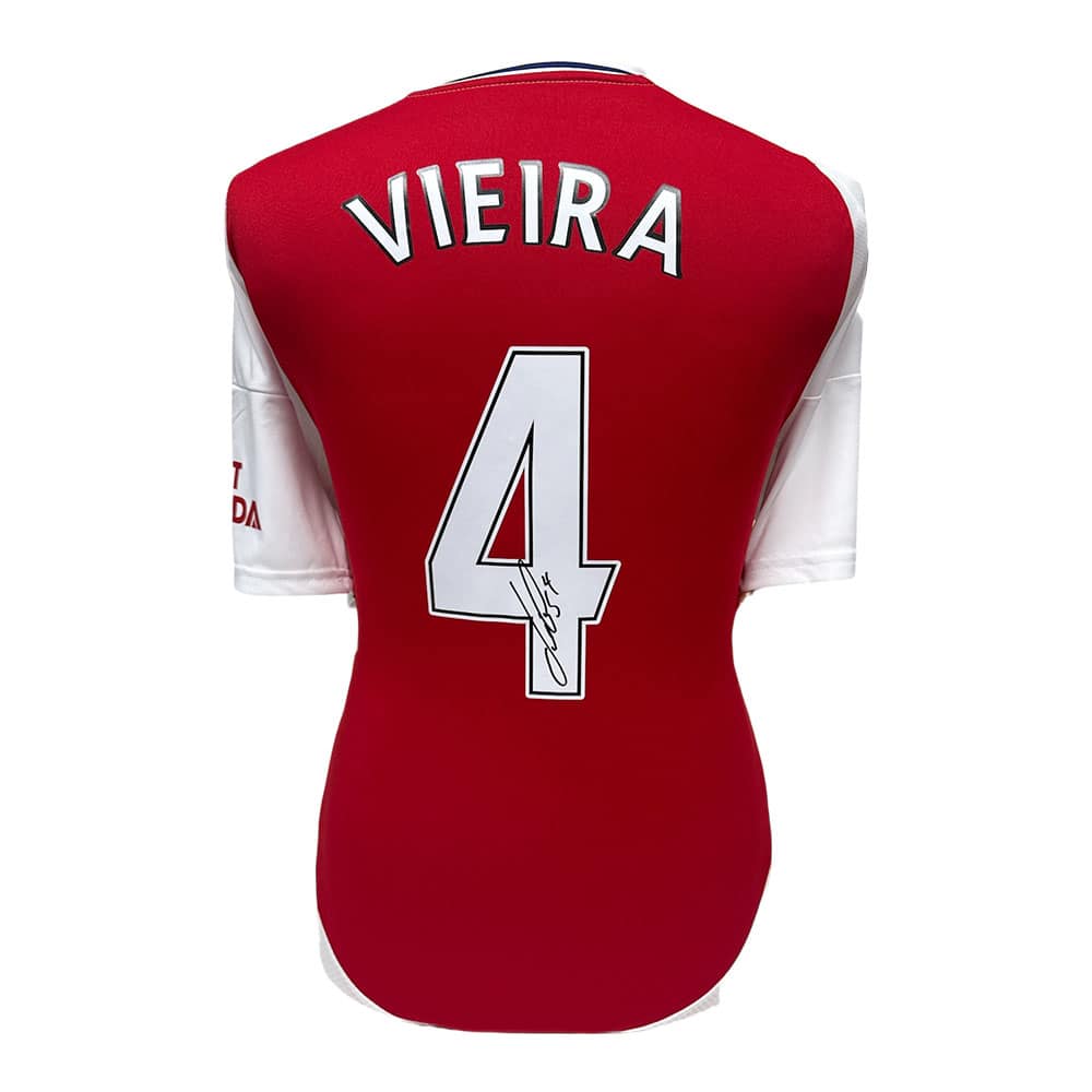 Patrick Vieira signed Arsenal shirt-image-5301