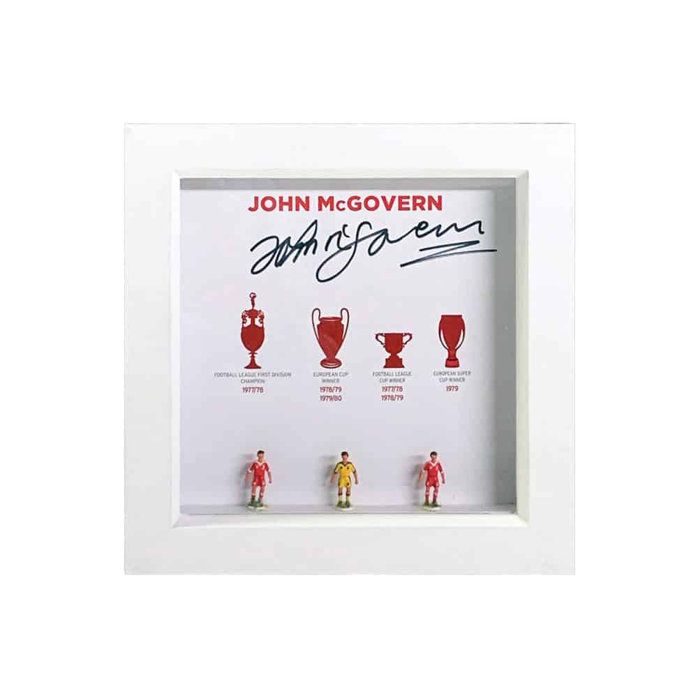 John McGovern signed hand painted Nottingham Forest Subbuteo display-image-5636