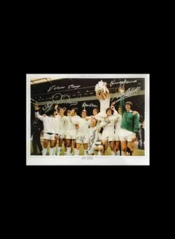 Von 10 signiertes Foto vom FA-Cup-Finale 1972 von Leeds United – Bild 1