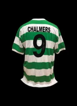 Steve Chalmers potpisao dres Celtica Lisbon Lionsa iz 1967. - Slika 1